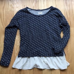Maison Jules Polka Dot Sweater